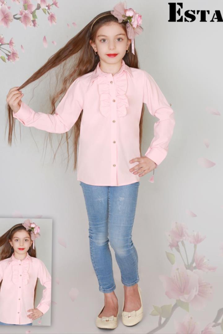 شومیز دخترانه حریر رنگبندی
