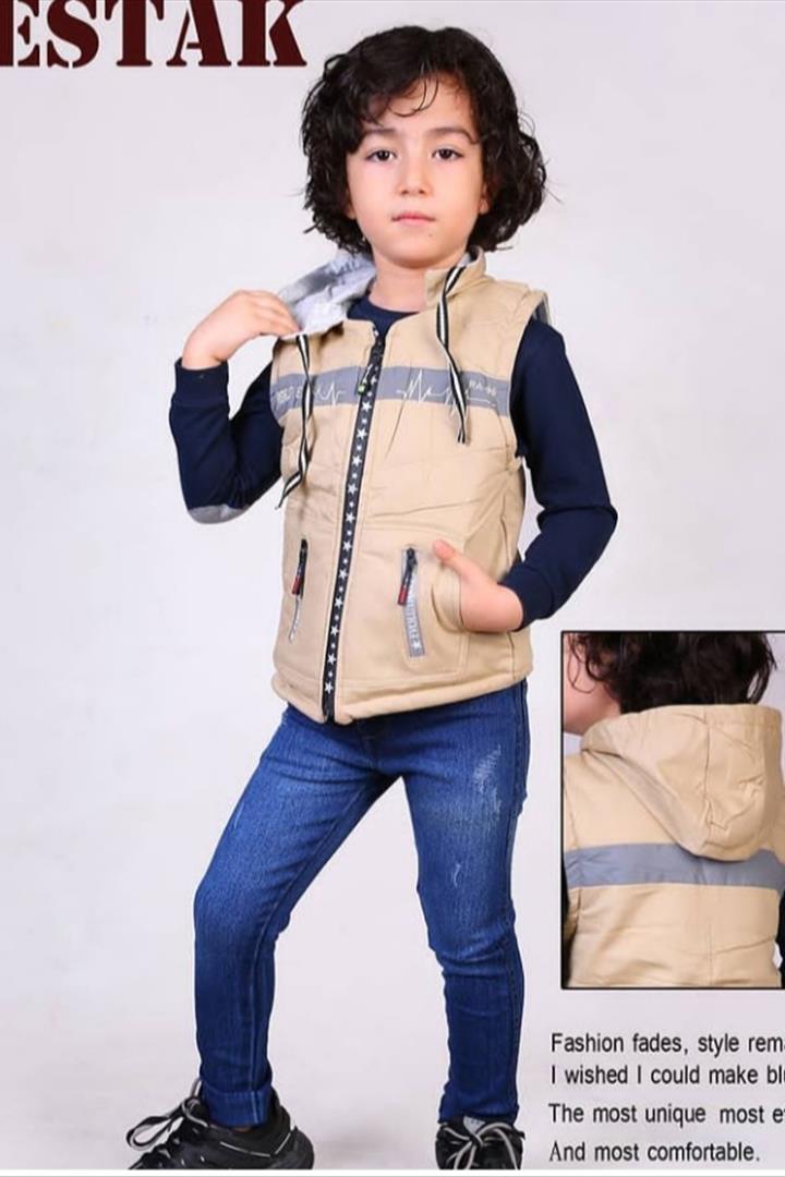 ژیله کتان خرجکار شبرنگی